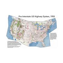 American Map Detailed Antique Poster Wall Map of America Wall Sticker  for Living Room Gamer Bedroom Aesthetic Art Print #1-A1-84*59cm white