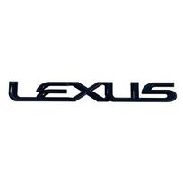 Tinka „Lexus“ uodegos emblemos dekoratyviniams metaliniams raidžių lipdukams black