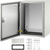 VEVOR NEMA plieninė dėžutė, 40x30x20 cm NEMA 4X plieninė elektros dėžutė, IP66 atspari vandeniui ir dulkėms, Lauko/vidaus elektros paskirstymo dėžutė