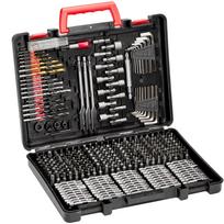 VEVOR Drill Bit Set, 318 Pieces Drill and Driver Bit Set, Screwdriver Bit Set Suitable for Wood Metal Cement Drilling and Screw Driving 30 x 25.5 x 5 cm