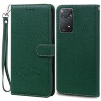 Note 11 dėklas Xiaomi Redmi Note 11 11S dėklui Odinis piniginės tipo atlenkiamas dėklas Redmi Note 11 Pro telefonų dėklams Note 11S viršelis Fundas Note 11 Pro 4G 5G gray