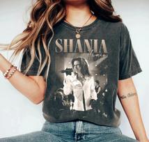 Shania Twain marškinėliai, Retro country marškinėliai, 90-ųjų country marškinėliai tamsiai pilki HA2191 XXXXL gray