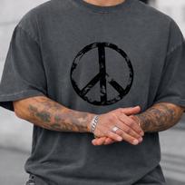 Comfort Colors Peace Boho T-Shirt, Hippie Peace Sign Tee, Peace Symbol Tee, Boho Retro Shirt, Groovy Tee, Cool Boho Tee Gift,70s style shirt 110 black
