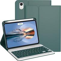 iPad Mini 7 dėklas su nuimama belaidžio „Bluetooth“ klaviatūra, rašiklio laikikliu, magnetiniu miego/budėjimo režimu, TPU apsauginiu dangteliu, verslo iPad mini 7 8.3, 2024 gray