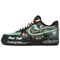 Nike Air Force 1 Low top Skateboard Shoes Unisex Black Green CW2288-001(Team400-) 42.5