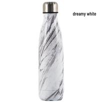 Stainless Steel Marble Thermos Sports Water Bottle 304 – Creative Gift Cup 500ml