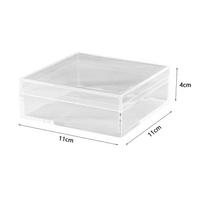 Durable Multi Size Storage Box High Transparency Acrylic Transparent Box with Cover Thickened Food Gift Packaging Party Decor