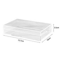 Durable Multi Size Storage Box High Transparency Acrylic Transparent Box with Cover Thickened Food Gift Packaging Party Decor