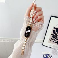 Bracelet For Mi 9 Band Smart Bracelet Global Version Miband 8 Band Women Girls Strap For Xiaomi Smart Band 8 Nfc Wristband auksas