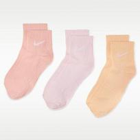 Nike Unisex Ankle Socks 24-26 white