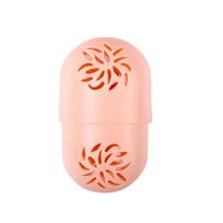 1PC Portable Makeup Blender Holder Beauty Sponge Storage Box Soft Silicone Cosmetic Puff Cleaning Drying Case Make Up Tool beige