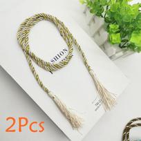 2 vnt. namų dekoravimo kutų užuolaidų dirželis, svetainė miegamojo laikrodžio dirželis, stovo užuolaidų priedas, užuolaidų surišimo lynas 2 Pcs Begie
