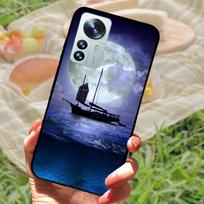 For Xiaomi Mi 12 Case 12X 12S Soft Silicone Cartoon Painted Phone Cover For Xiaomi 12 Pro Case 12S PRO Shockproof Coques Bumper For Xiaomi 12X- 12S gray
