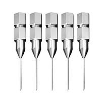 Universal Grease Fitting Nozzle Nozzles, Needle Dispenser For Lubrication Operations In Industrial Environment gray