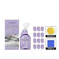 Jaysuing Multi-Purpose Cleaner, All-in-One Stain & Grease Remover for Kitchen & Bathroom gray