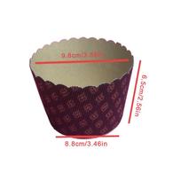 Paper Tray Dove Mold Pastry Bread Cake Carton Packaging Christmas Party Kitchen Baking Tools gray
