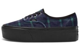 Authentic Vans Stackform 'Velvet Plaid - Green Black' Women's VN0A5KXX203 38 black