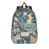 Invincibles Comic Casual Backpack Sports High School Work  Daypack for Men Women College Shoulder Bag 15 inches
