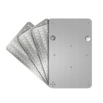 Stainless steel bitcoin password recorder offline password storage board backup note recorder white