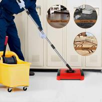 Carpet Sweeper Cleaner Floor Multipurpose Lightweight Manual Small Rubbish Cleaning for Pet gray