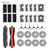 For Dreame X40 Ultra /X40 Pro /S30 Pro Ultra Robot Vacuum Parts Main Side Brushes Mop Cloths HEPA Filters Dust Bags Accessories as the picture