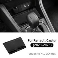 Skirta Renault Captur     2024 2025 2026 for Renault Kaptur Automobilio centrinės konsolės belaidis įkroviklis Neslystanti kilimėlis juoda