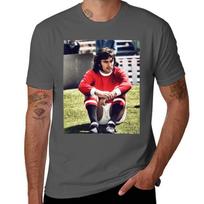 Tiesiog George Best marškinėliai Bėgimas Perforunisexce Trumpomis rankovėmis 3XL beige