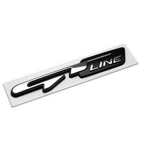 3D ABS Logo c68 GT Line Emblem Badge Car Rear Trunk Sticker For KIA Sportage Ceed Stinger RIO EV9 K3 K5 Xceed Picanto Proceed Forte