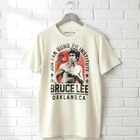 Bruce Lee Jun Fan Gung Fu Institute Oakland Mens T Shirt Ninja Legend California 4XL beige