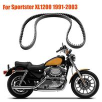 1/8 colio 128 dantų galinės pavaros diržas 40022-91, skirtas Harley Sportster XL1200 1991-2003 Street Motorcycle Drive NONE black