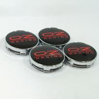 4 vnt./daug 14 SPALVŲ 60MM OZ Racing Automobilio ratų centriniai dangteliai Automobilio emblema Ženklelis Logotipas Ratlankio centrinio dangtelio etiketė Automobilio stiliaus aksesuarai 4pcs-color 4