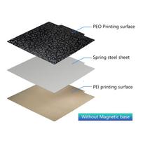 For Elegoo Neptune 4 PRO Build Plate PEO PET PEY Sheet Neptune3 Neptune4 235x235mm Pei Spring Steel Plate For Ender 3 V2/AD5M 235x235mm