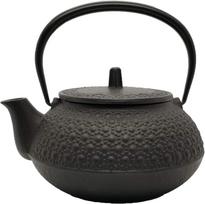 Iwachu Iron Teapot Compatible Kyusu Type 5 Kikkō Black Burned 0.65L No Enamel Direct Fire Safe Nambu Ironware 12804 gray