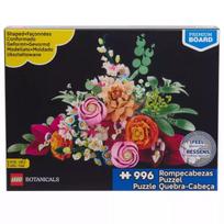LEGO Botanicals: dėlionė – rausvų gėlių puokštė