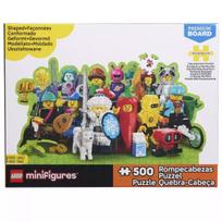 Lego minifigūrėlės: 500 dalių dėlionė – staigmenų paketo minifigūrėlės