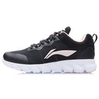 Li-Ning Comfortable Shock Absorbing Non-Slip Durable Low-Top Running Shoes Women Sneakers Black White Pink ARHR136-1 35⅔ black