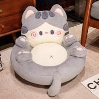 Children's Tatami Futon Sofa - Four Seasons Backrest Cushion for Bedroom and Bay Window 50cm x 50cm x 35cm white