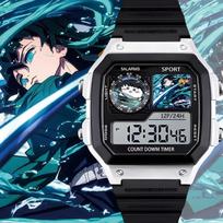 Demon Slayer Kimetsu Laikrodis Tanjiro Kamado Modelis Kvarcinis Unisex white