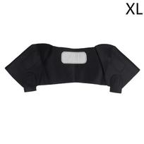 Tourmaline Self-heating Heat Therapy Pad Shoulder Protector Support Brace Pain Relief Health Care Magnet Heated Belt black