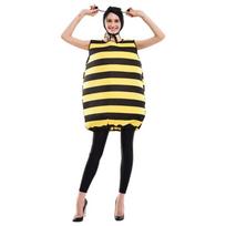 3 vnt. Bičių kostiumas suaugusiems ir vaikams Medaus bičių kostiumų rinkinys Helovino Cosplay kostiumai Linksmi apsimetinėjimo žaidimų aksesuarai Dovana beige