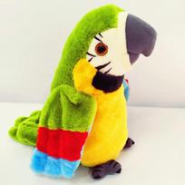 High-Quality Talking High-Quality Parrot High-Quality Electronic High-Quality Plush Play sets High-Quality Speaking High-Quality Record High-Quality žalia
