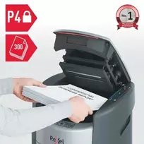 Dokumentų smulkintuvas Rexel ShredMax AutoFeed+ 300X, P4, 300 lapų, 25 l talpos šiukšliadėžė