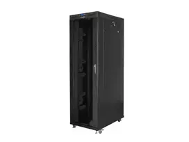 LANBERG PASTATOMA 19" RACK SPINTA 42U 800 × 1200 JUODA STIKLINĖS DURYS