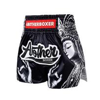 Hanuman Muay Thai Šortai Bokso MMA Kickbokso Treniruočių Salė Kovos Sportas Sportinė Apranga 3XL black
