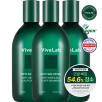 VIVE Lab Revive Solution Anti-Hair Loss Scalp Shampoo 300ml 3 pcs blue