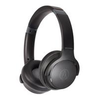 Audio-Technica ATH-S220BT BK Black Wireless On-Ear Headphones, 60-Hour Battery, Multipoint, Low Latency juoda
