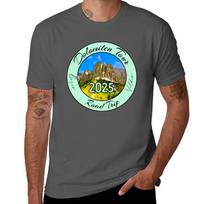 Dolomites Tour  TShirt Relaxed Fit Casual Short Sleeve Top 4XL white