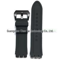 23MM Waterproof Silicone Watch Strap for Swatch YOS440/449/401/447 - Soft and Compatible Watch Band 23MM gray