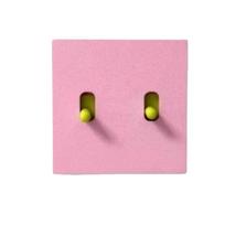 Self-Adhesive Joystick Switch Stickers Creative Console-shaped Switch Cover  Household Use Pink B
