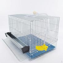 Mygtukinio putpelės narvas su mėšlo padėklu ir kojelėmis, metalinis tinklas naminiam auginimui, tinkamas Small rotating egg holder cage
